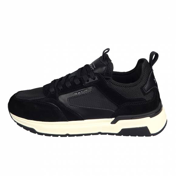 Ανδρικά Sneakers Gant Jeuton 27637214 Suede Mesh Nylon G00 Black