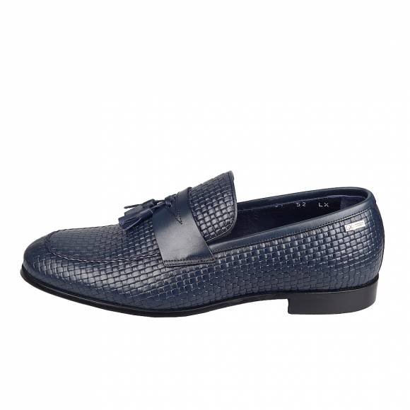 Ανδρικά Παπούτσια Κουστουμιού Gk Uomo AG3522 14161 D 52 Blue Navy