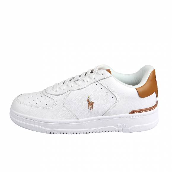 Ανδρικά Sneakers Polo Ralph Lauren Masters Crt Sk Ltl White Tan 809923071002
