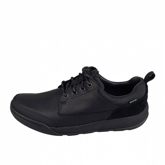 Ανδρικά Παπούτσια Casual Clarks AshcombeLoGTX 261520757 Black Leather