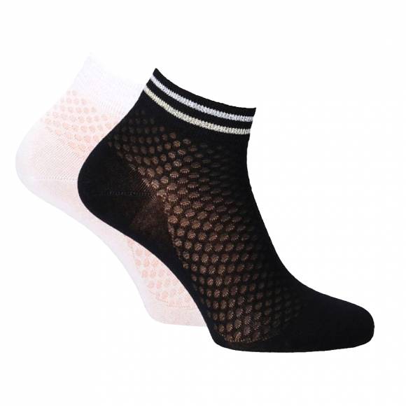Γυναικείες Κάλτσες Tamaris 99600 Black White 2 Pairs