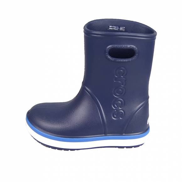 Παιδικά Γαλοτσάκια Crocs 205827 4kb Crocband Rain Boot K Navy Bright Cobalt Relaxed Fit